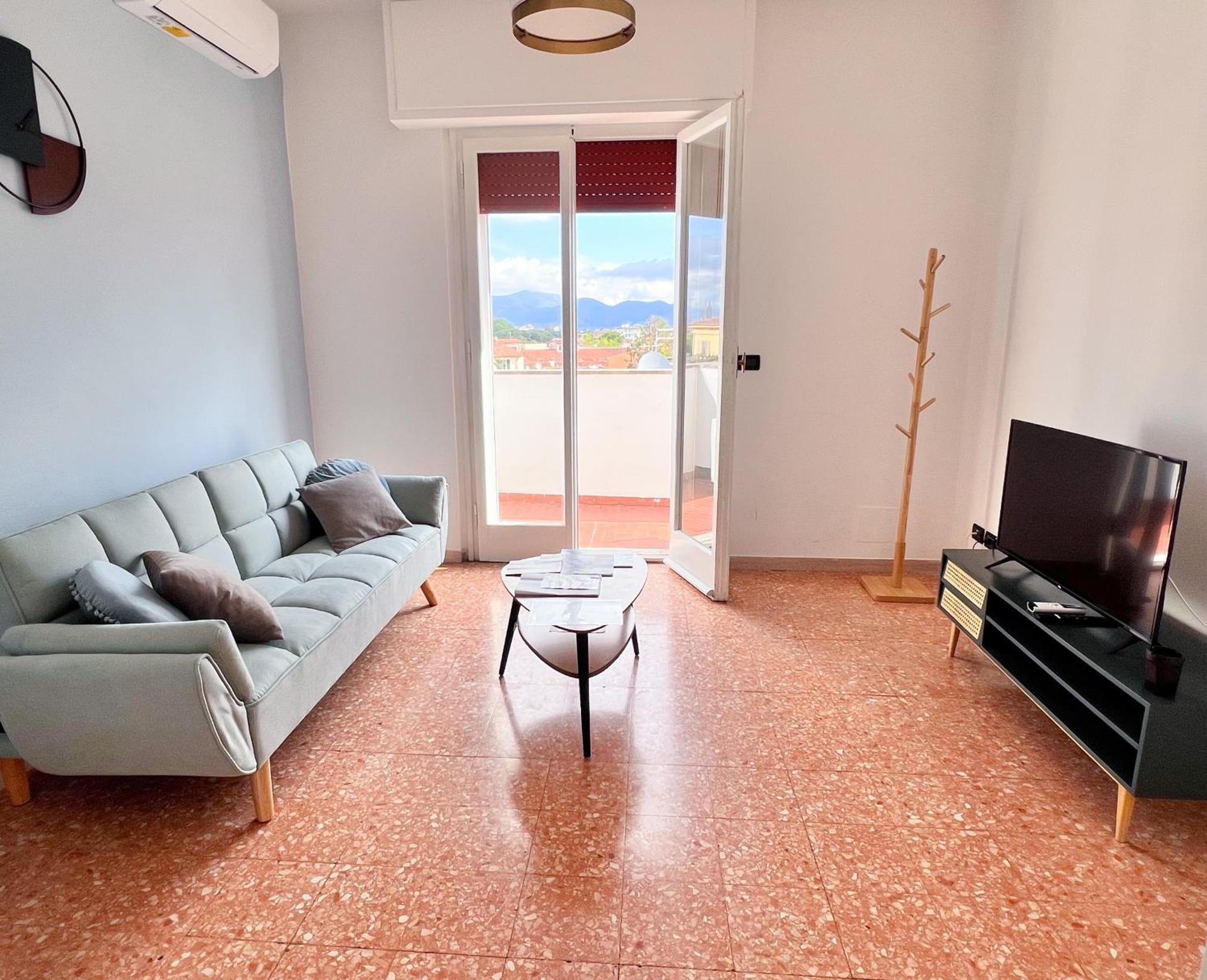 Attico Terrazza Vista Panoramica Lungarni Pisani Leilighet Eksteriør bilde