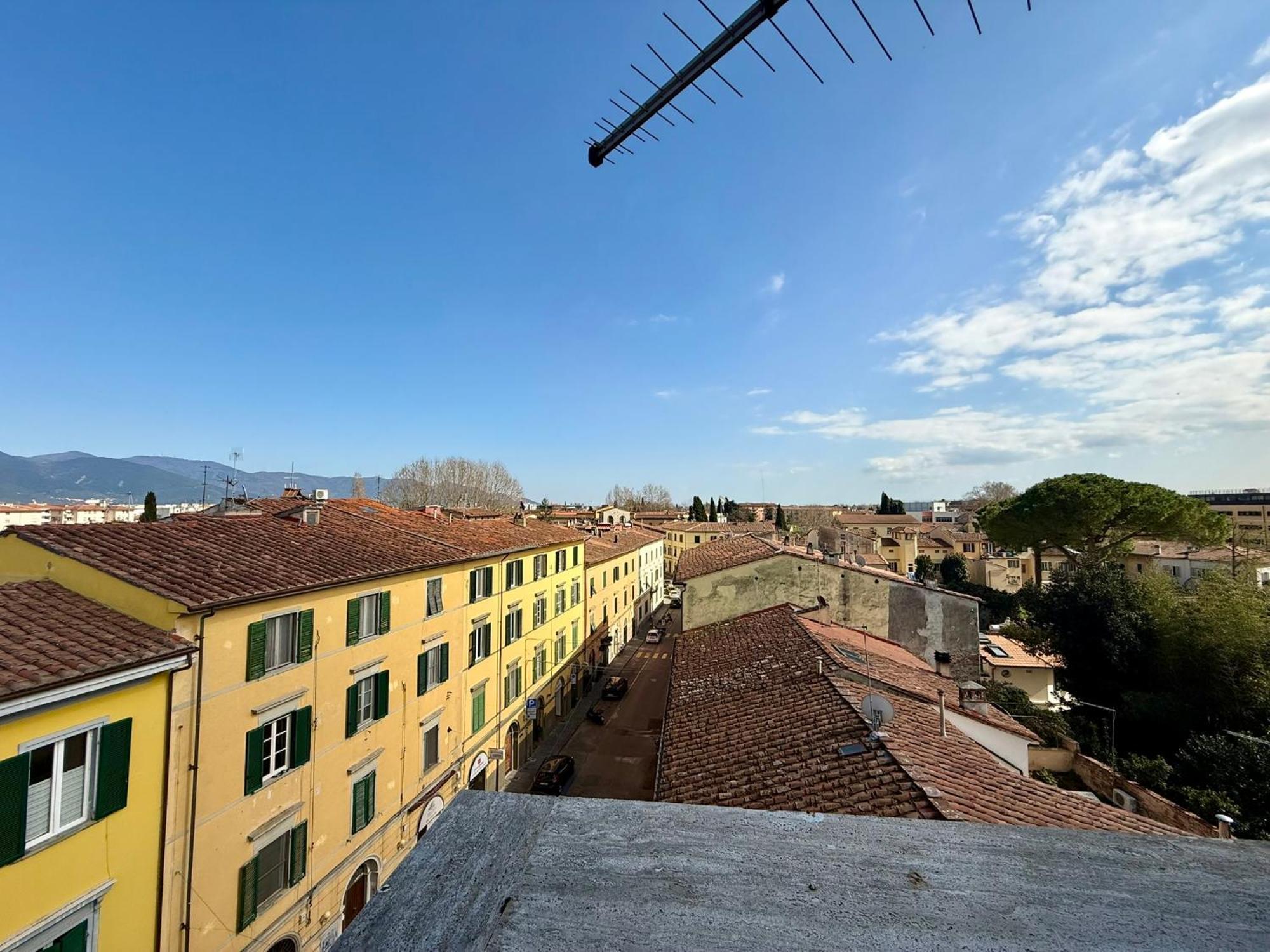 Attico Terrazza Vista Panoramica Lungarni Pisani Leilighet Eksteriør bilde